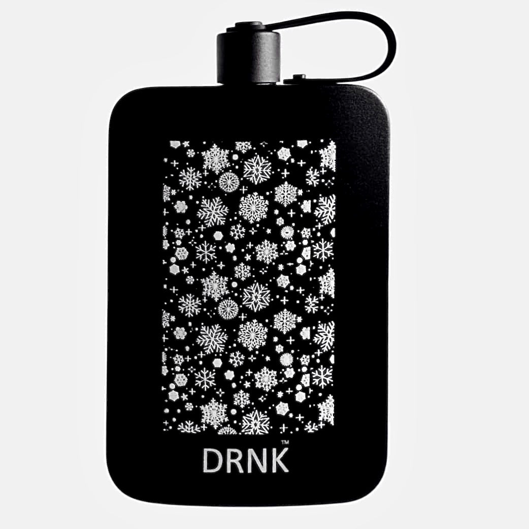 Limited Edition steel bottle. Christmas Drop - SNOWFLAKE. 500ml