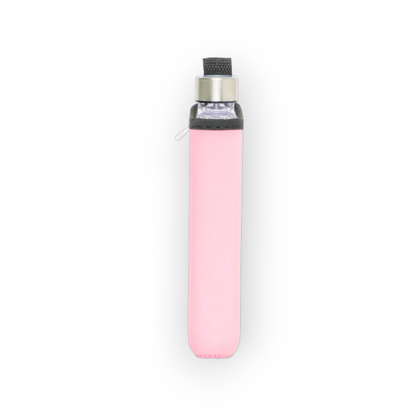 Tritan slim water bottle with Pink sleeve (500 ml)